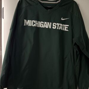 Nike Dark Green Michigan State Dri-FIT Pullover